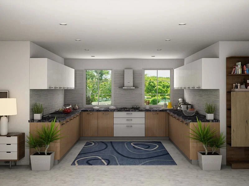 Garget U-Shaped Modular Kitchen